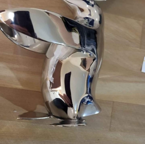 Restoration Hardware Penguin Butler Dish Nickel Plate NOS - Picture 3 of 9